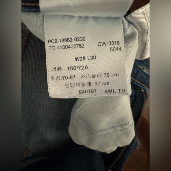 Levi’s 721 high rise skinny jeans - Picture 7 of 7